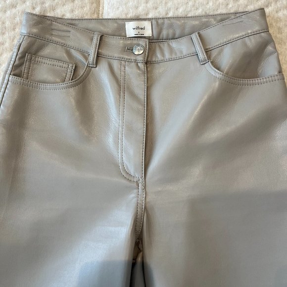 Aritzia / Wilfred Leather Melina Pants - Picture 1 of 3